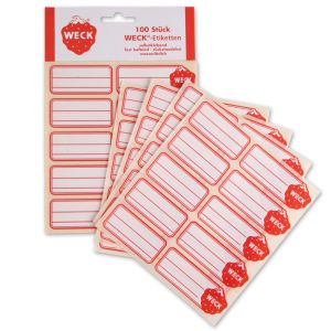 WECK KLEBEETIKETTEN