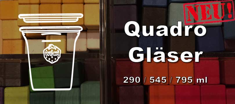 WECK Quadrogläser